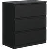KOMMODE 70 Schwarz 70x39x78,5 cm - Schwarz, Holzwerkstoff (70/78.5/39cm) - Mobelsta