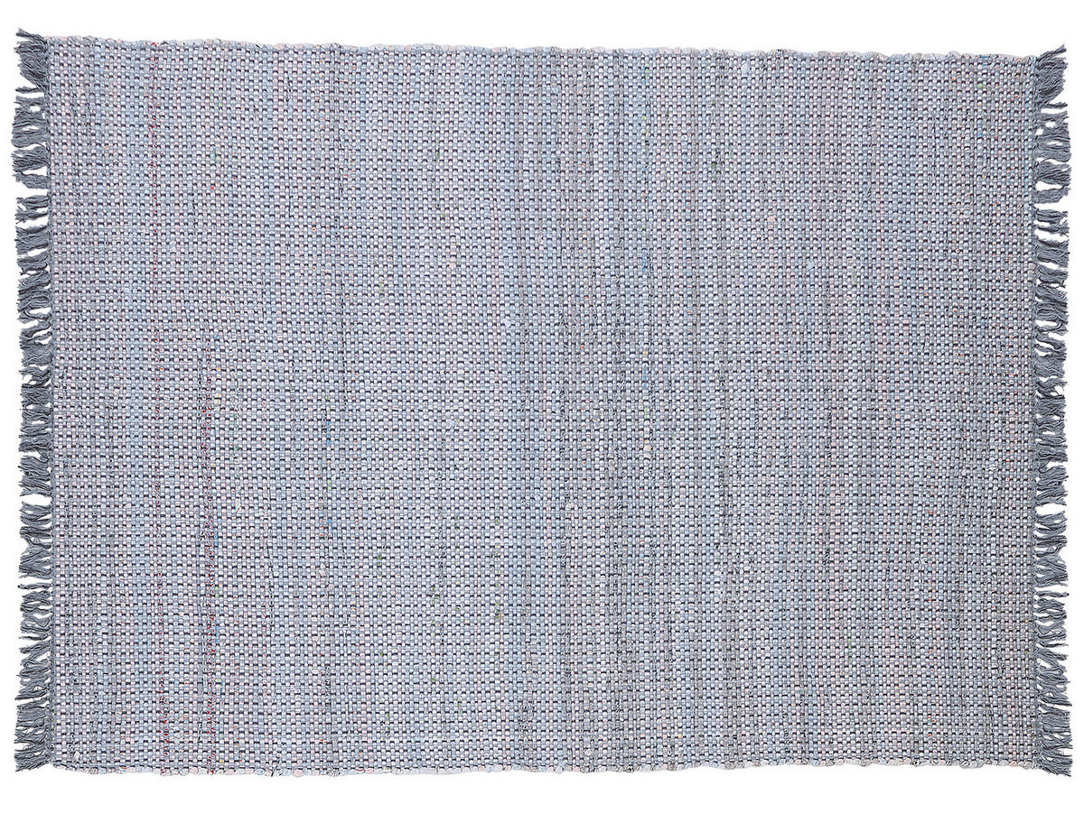 TEPPICH geflochten Besni 230/160 cm - Grau, Textil (160/230cm) - Beliani