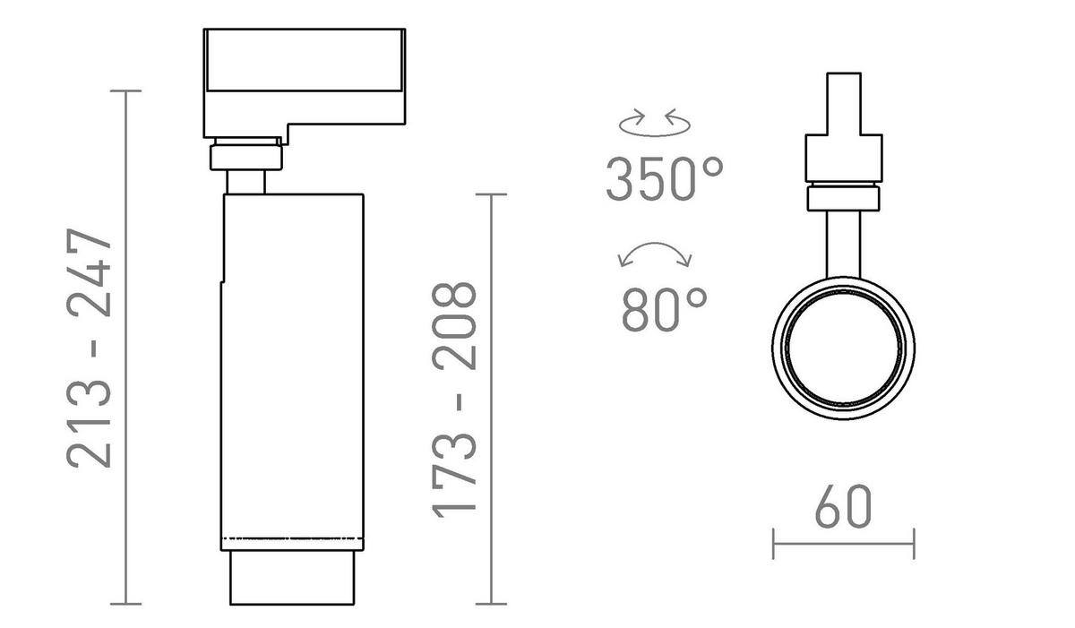 DECKENLEUCHTE ZUMA DIMM Schwarz 20 W - Schwarz, Metall (30/30/20cm) - Rendl