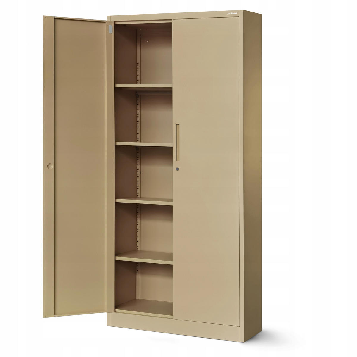 AKTENSCHRANK JAN H - Beige, Metall (90/195/40cm) - Jan Nowak