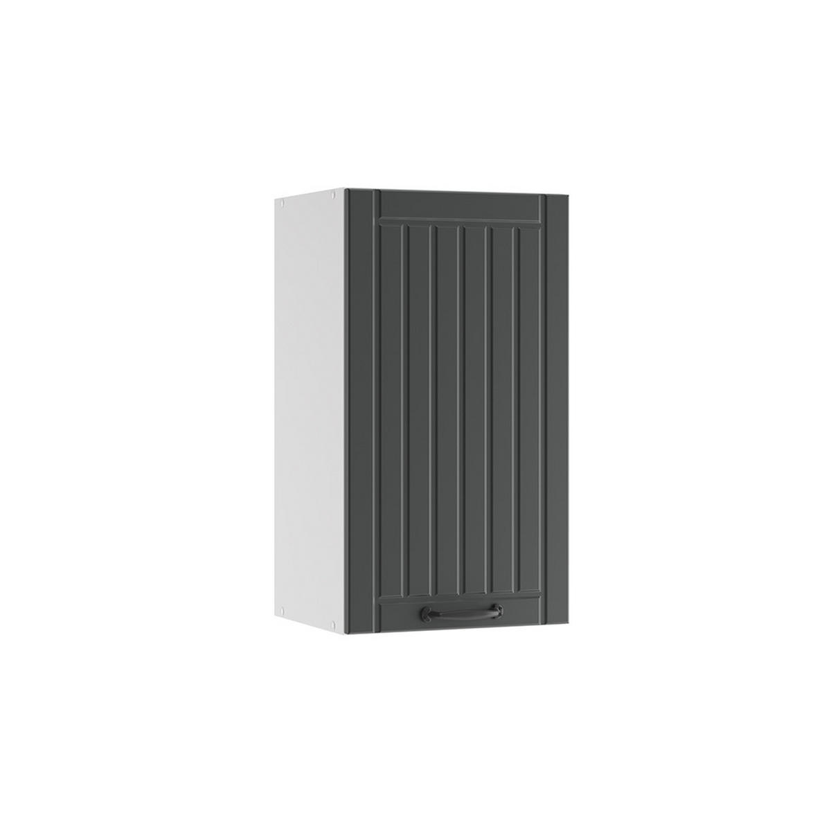 HÄNGESCHRANK Fame-Line Anthrazit Landhaus 40 cm - Anthrazit/Weiß, Holzwerkstoff (40/72/34.1cm) - Vicco