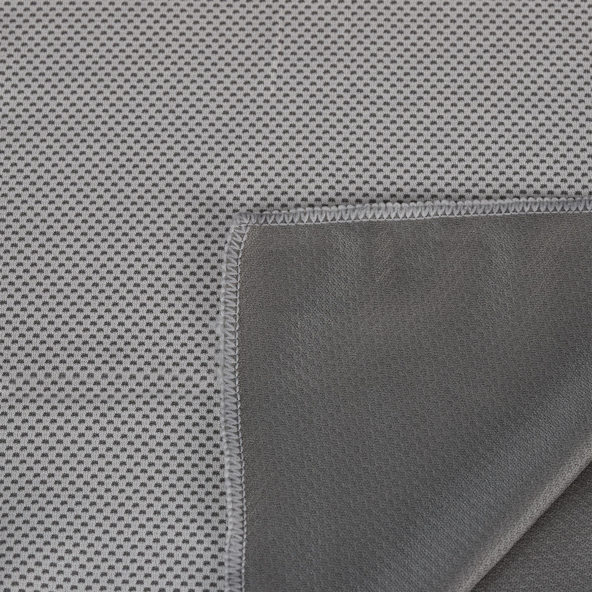 2XKÜHLHANDTUCH - Grau, Kunststoff/Textil (90/30cm) - Relaxdays