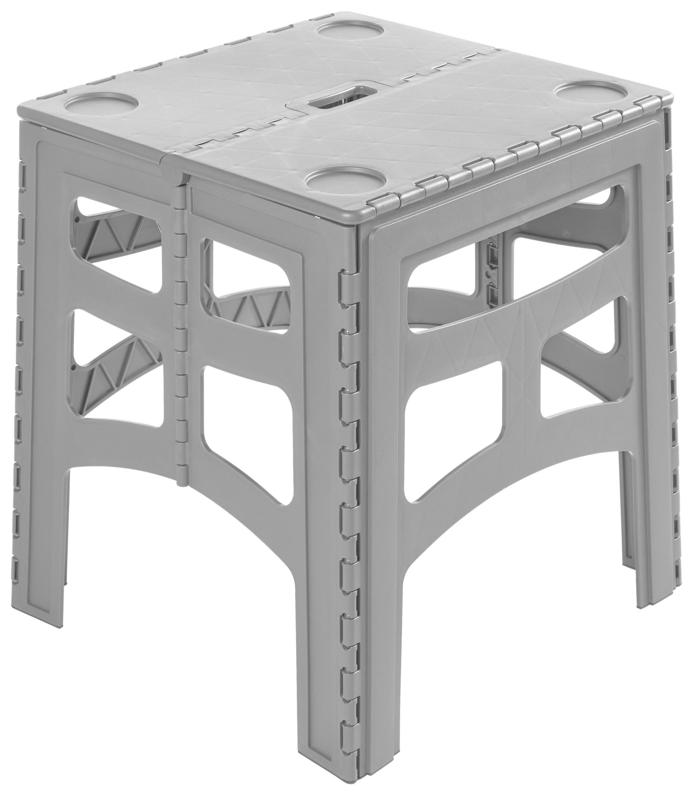 CAMPINGTISCH Timo Grau - Grau, Kunststoff (46.5/44.5/55cm) - Sonstige