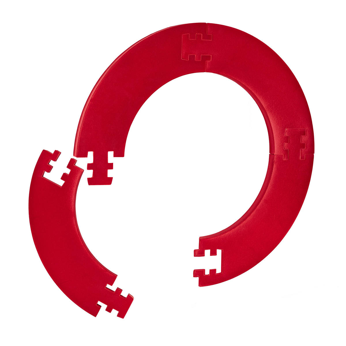 DART Catchring - Rot, Textil (72/72/3cm) - Relaxdays