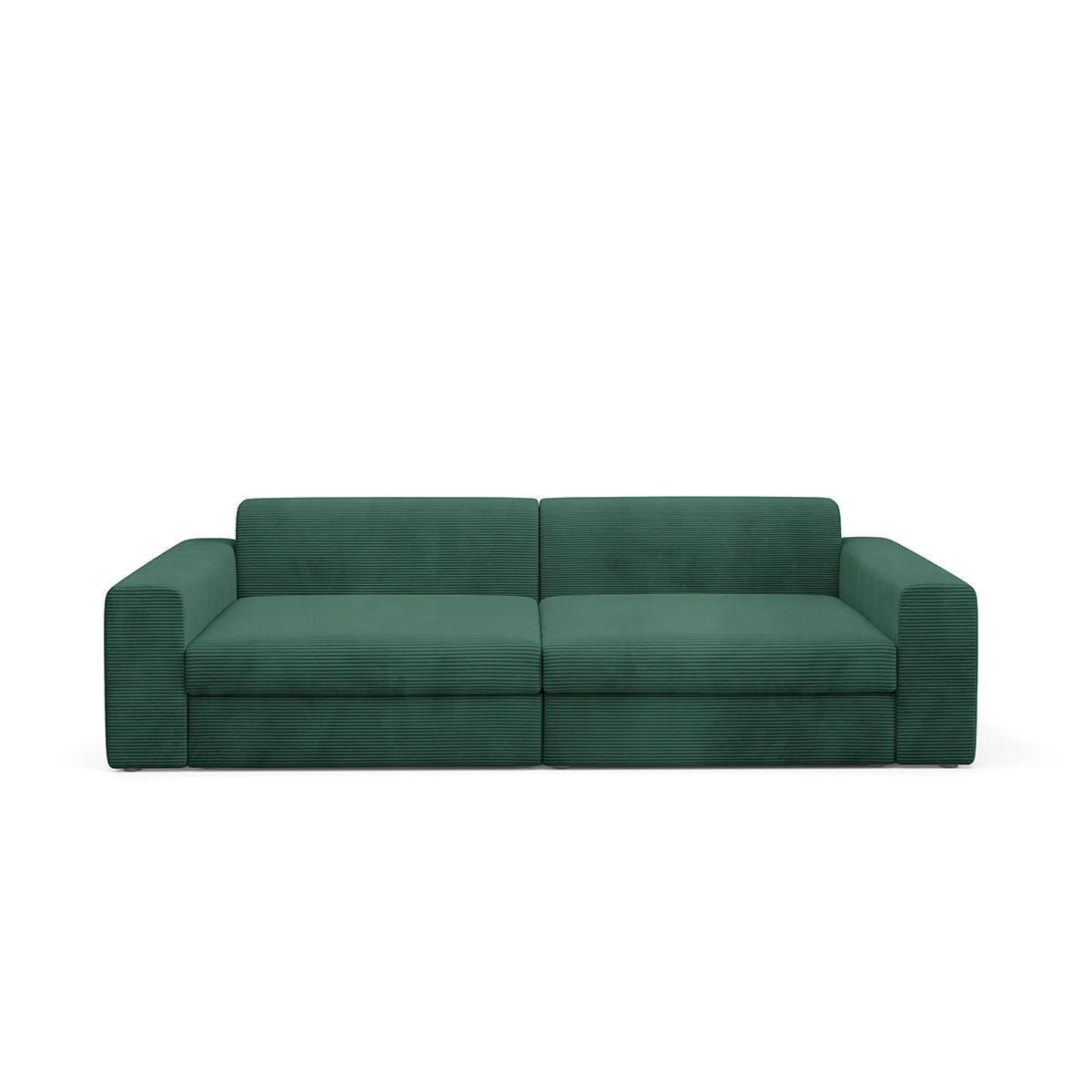 SOFA Paola 3 Sitzplätze Tannengrün - Waldgrün, Holz (272/86/120cm) - Petits-meubles