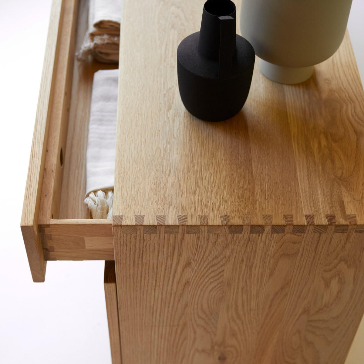 SIDEBOARD Jeanne Natur aus Eiche - Naturfarben, Holz (185/72/45cm) - Tikamoon