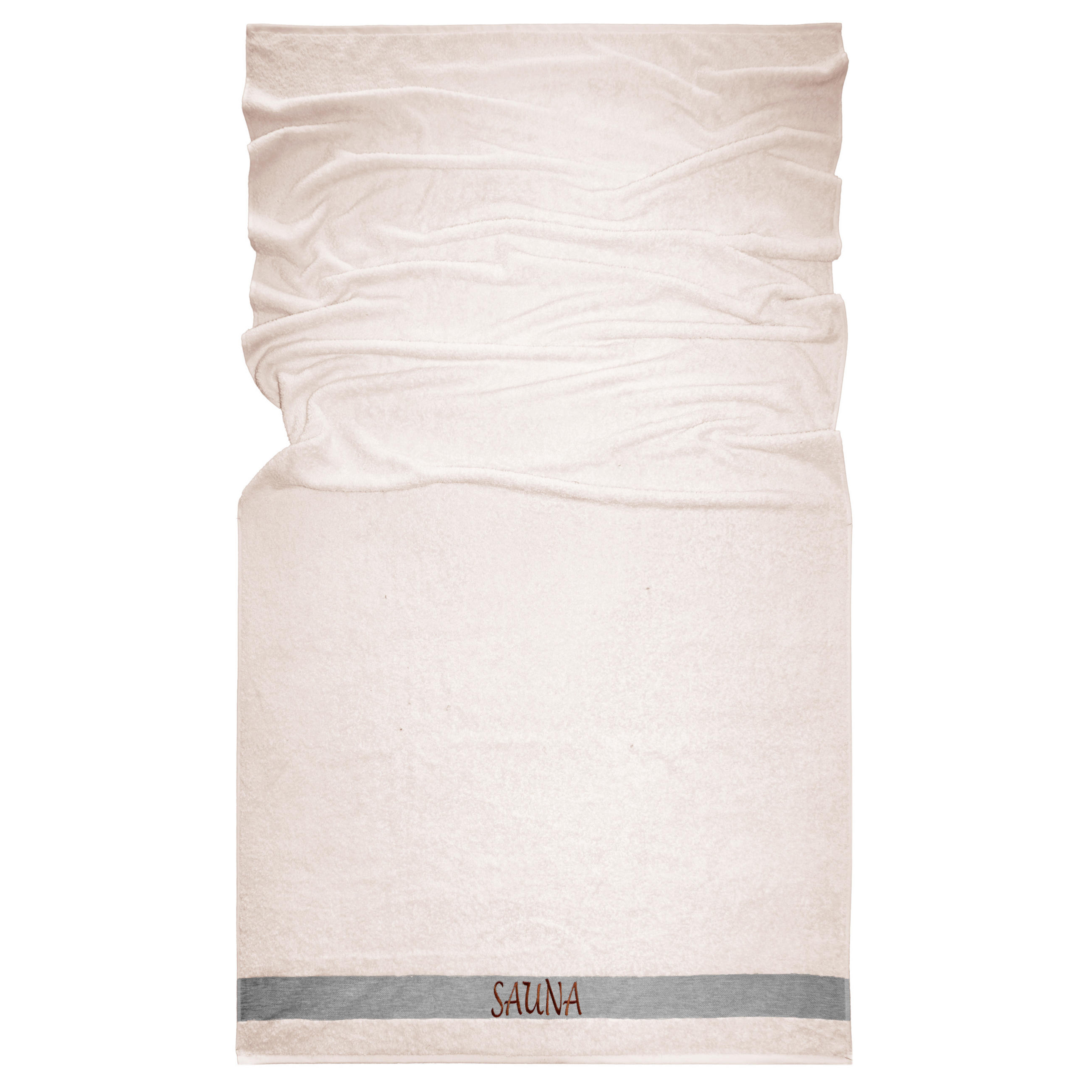 SAUNAHANDTUCH Lima Natur 100x200 cm - Naturfarben, Naturmaterialien (100/200cm) - Lashuma
