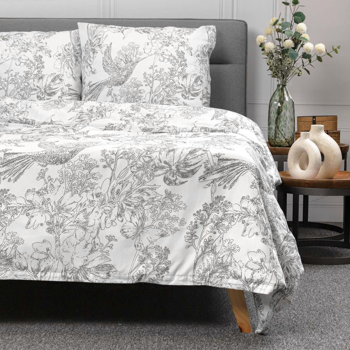 BETTWÄSCHE Morales Baumwolle weiß 220/200 cm - Weiß, Textil (220/200cm) - Homla