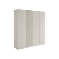 KLEIDERSCHRANK Como 4D - Kaschmir, Holzwerkstoff/Metall (205/220/55cm) - MIRJAN24