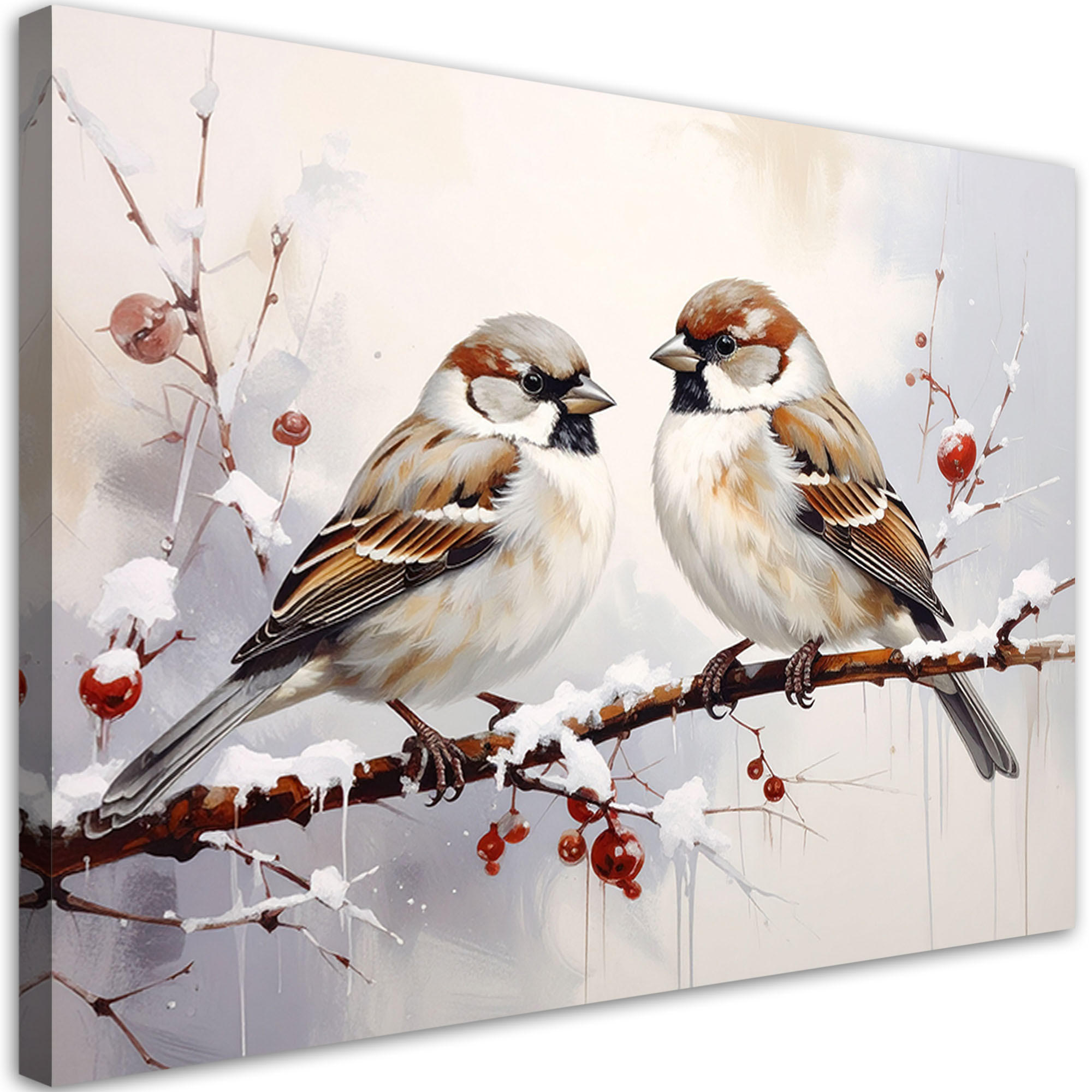 LEINWANDBILD Weihnachten 120x80cm - Grau, Textil (120/80cm) - Feeby