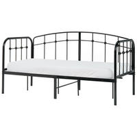 TAGESBETT Metall 90/200 cm Schwarz Arrien - Schwarz, Metall (90/200cm) - Beliani