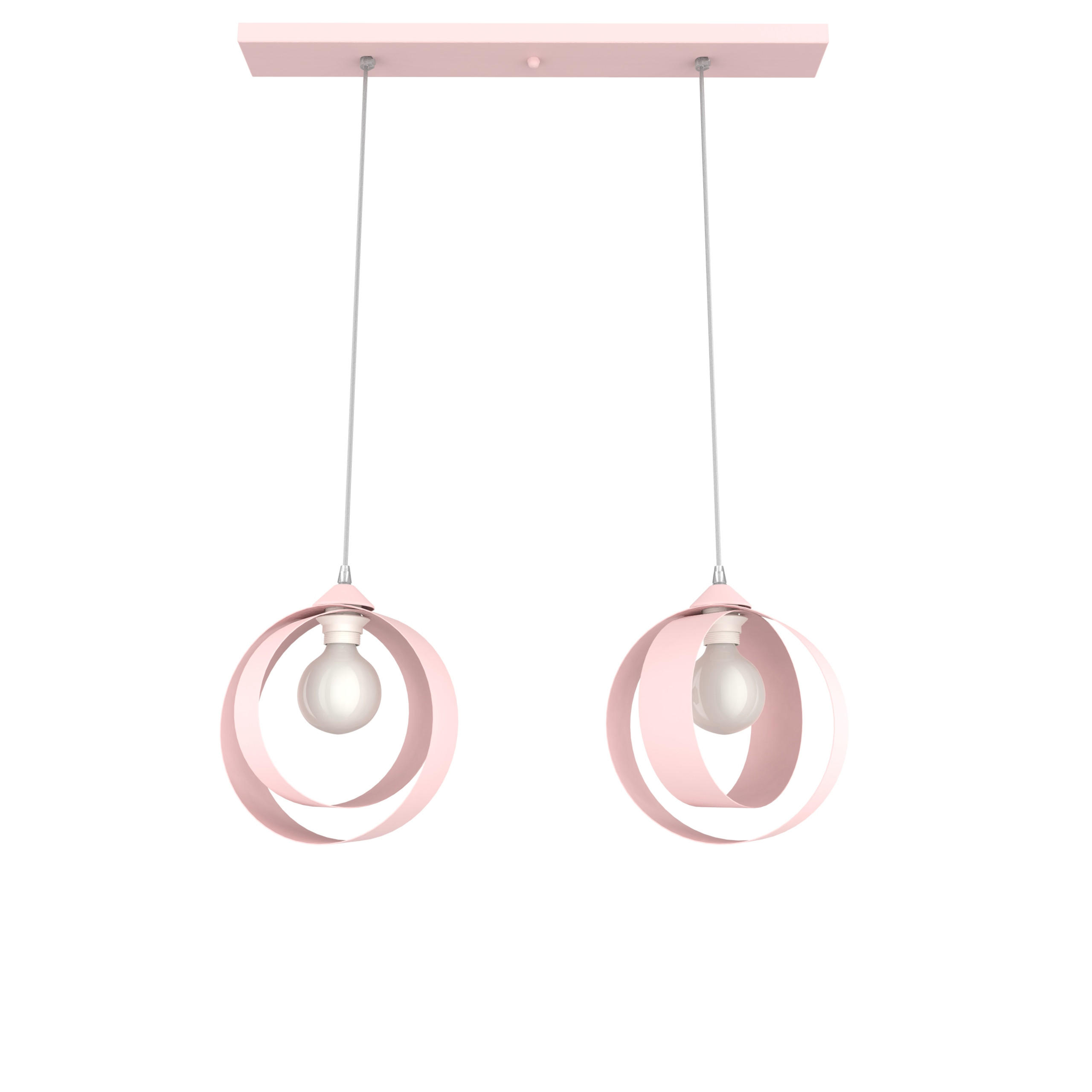 Lumicom Hängeleuchte Pink 25x25x7 cm