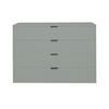 KOMMODE Erna 119x45x87 Pinie Green matt Lack - Grün, Holzwerkstoff (119/87/45cm) - 58aufmkessel