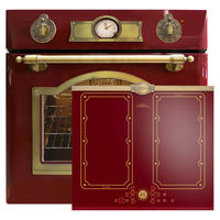 BACKOFEN-SET Elektro Einbaubackofen, 60 cm EH 6355 RotEm +KCT 6192 FI RotEm Induktionskochfeld 60 cm Rot - Rot, Metall (59.4/59.4/57.5cm) - Kaiser Küchengeräte