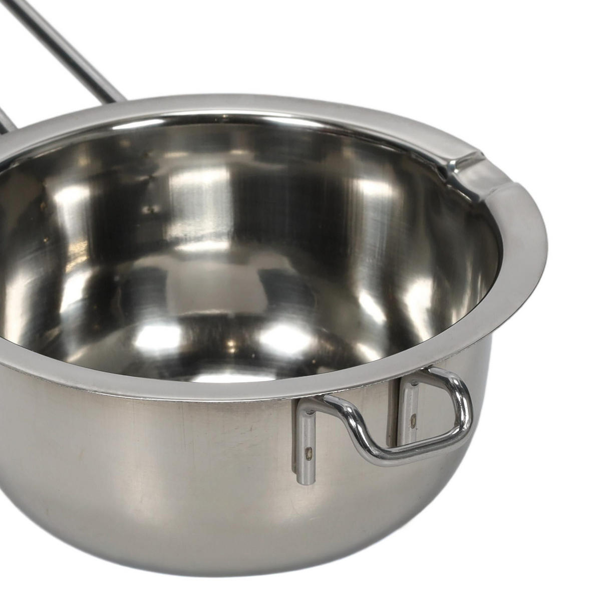 METALLTOPF für Wasserbad funktionelles 25/14,4 cm - Silberfarben, Metall (14.4cm) - 5five Simply Smart
