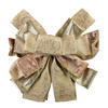 SCHLEIFE Santa Lila Gold 32x32x130 cm Kunststoff - Goldfarben, Kunststoff (32/130/32cm) - Mondex