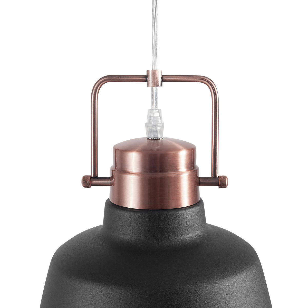 HÄNGELEUCHTE Narmada 22/22/179 cm - Grau, Metall (22/22/179cm) - Beliani