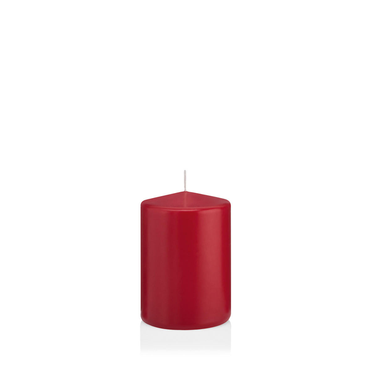 STUMPENKERZEN Altrot Ø 68 x 100 mm, 12 Stück - Dunkelrot, Paraffin (7/10cm) - Wiedemann Kerzen
