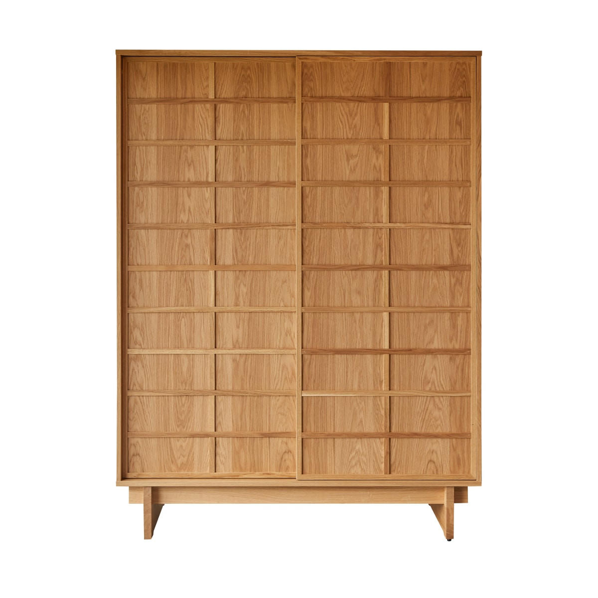 SCHRANK Miu Natur aus Eiche - Naturfarben, Holz (134/183/48cm) - Tikamoon