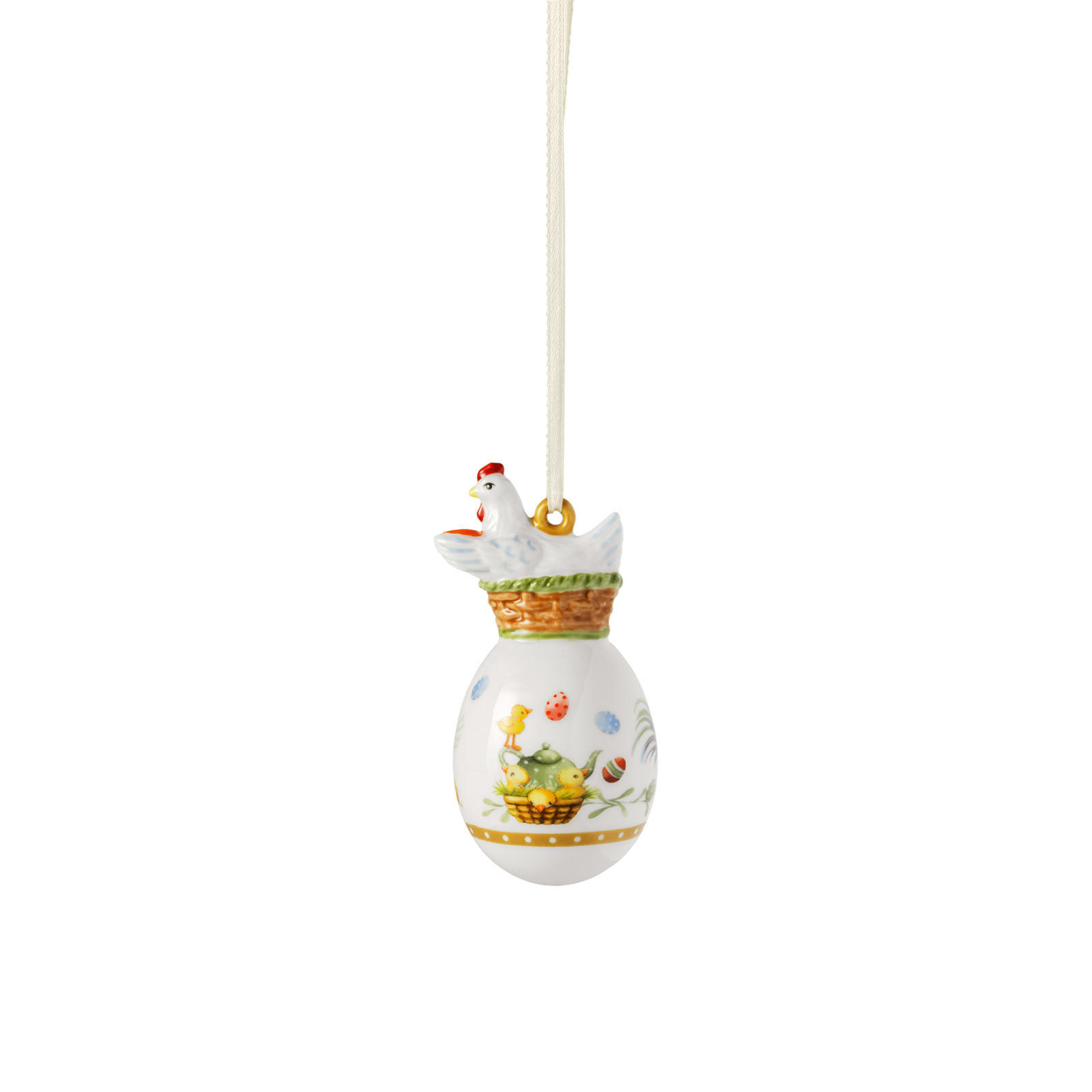 JAHRESEI 2026 Easter Edition bunt ø 4,6 cm - Multicolor, Keramik (4.6/9.5/4.6cm) - Villeroy & Boch