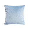 KOPFKISSENBEZUG Gosta blau 45/45 cm - Hellblau, Textil (45/45cm) - Homla