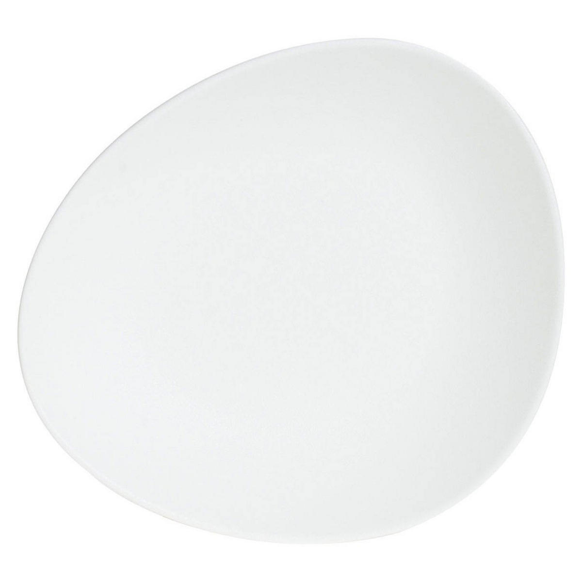 SUPPENTELLER Galet Weiß 22/20/4,5 cm - Weiß, Keramik (22/20/4.5cm) - Secret de Gourmet
