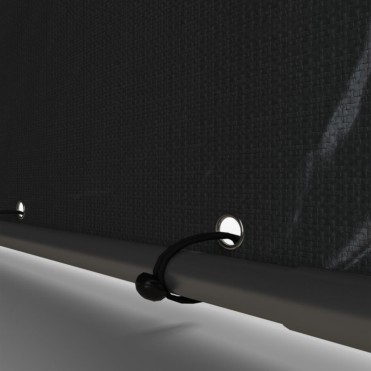 GARAGENZELT 1,6 x 2,18 x 1,72 m mit Reißverschlusstür - Dunkelgrau, Metall (218/172/160cm) - ComfortXL