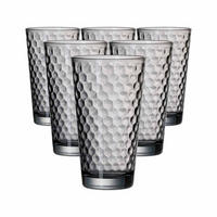 LONGDRINKGLÄSER Favo Grau 400 ml 6er Set - Grau, Glas (0.4L) - Ritzenhoff Breker