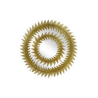 WANDSPIEGEL Gold 72/72 cm - Goldfarben, Metall (10.95/72/3cm) - KUNSTLOFT