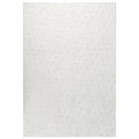 KOBEREC Krémově bílý 160/230 cm Antero - bílá/krémová, textil (160/230cm) - Beliani