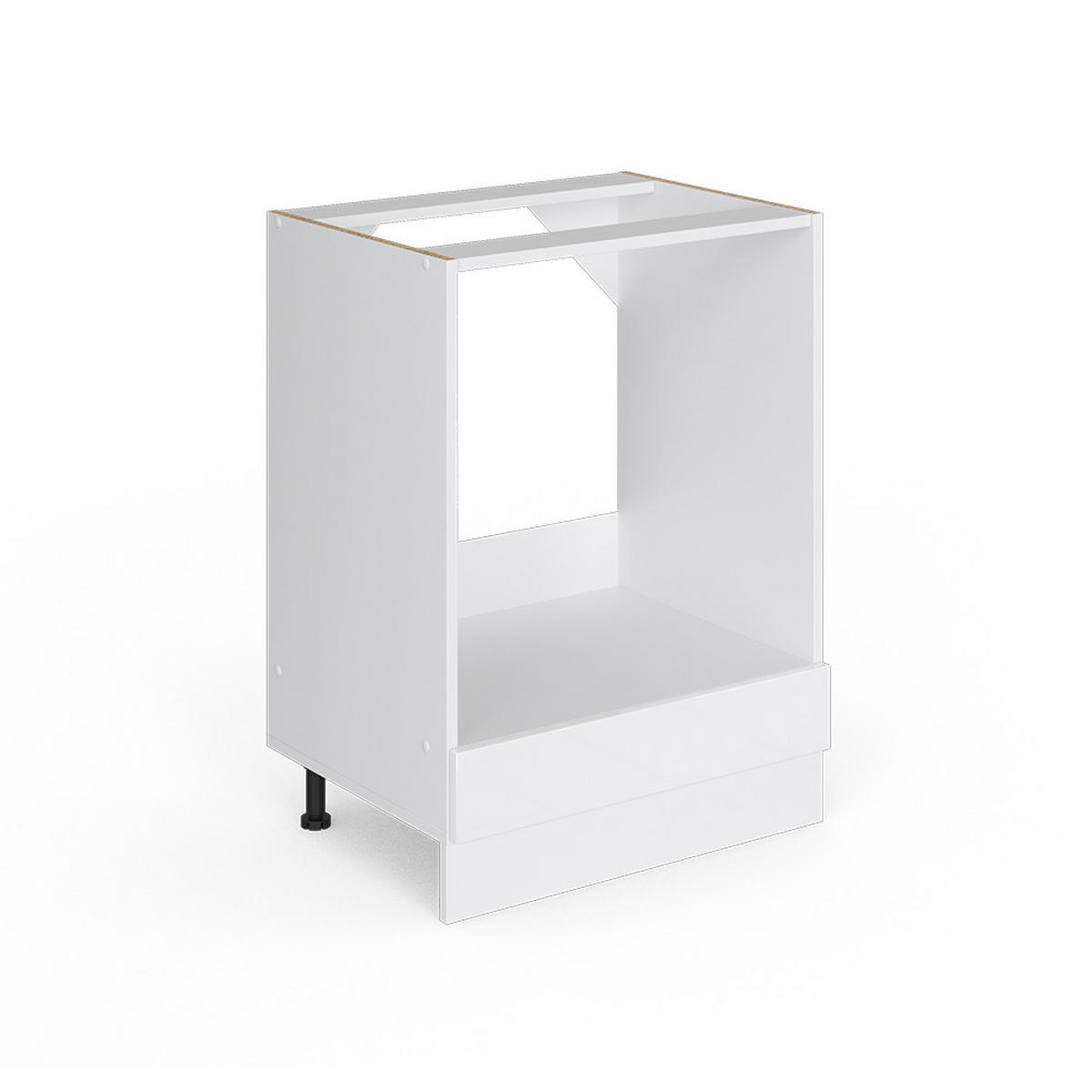 KÜCHENFRONT R-Line Weiß Hochglanz 59.6 x 11.2 cm Möbelfront für den Herdumbauschrank - Weiß Hochglanz, Holzwerkstoff (59.6/11.2/1.6cm) - Vicco