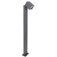 LED STEHLEUCHTE Aluminium Anthrazit - Anthrazit, Metall (11.5/7.2/80cm)