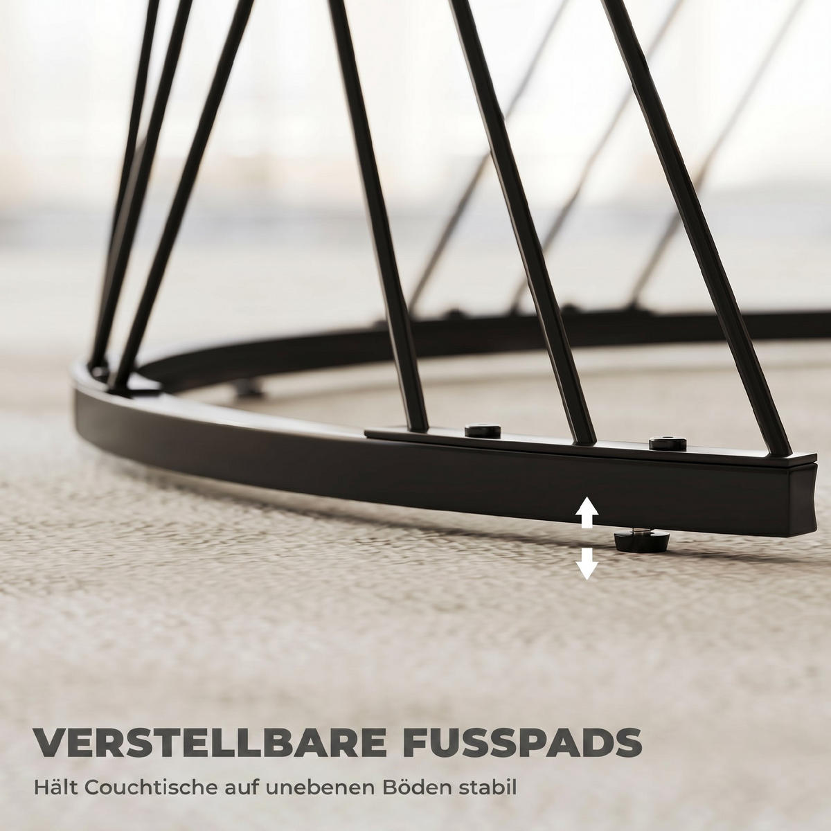 BEISTELLTISCH Grau 70.0/70.0/46.5cm - Grau, Holzwerkstoff (70/70/46.5cm)