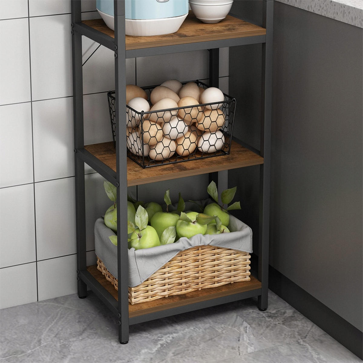 BÜCHERREGAL, braun 40/30/154cm - Braun, Holzwerkstoff (40/154/30cm) - Rebiko