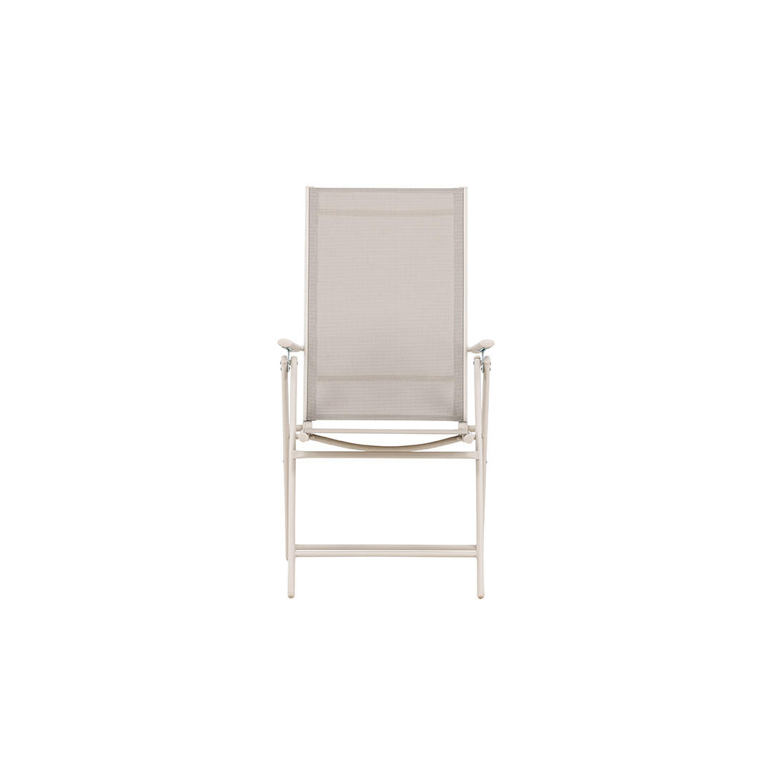 GARTENSTUHL, Levanzo, Stühle Beige, Stahl, 56 x 59 x 108 cm - Beige, Metall (56/108/59cm) - ebuy24