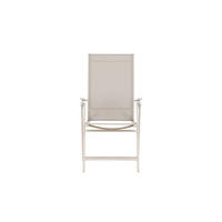 GARTENSTUHL, Levanzo, Stühle Beige, Stahl, 56 x 59 x 108 cm - Beige, Metall (56/108/59cm) - ebuy24