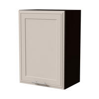 HÄNGESCHRANK Salo W2/50 Schwarz / Kaschmir Matt 50 / 32,5 / 72cm - Kaschmir/Schwarz, Holz/Holzwerkstoff (50/72/32.5cm) - Feldmann-Wohnen