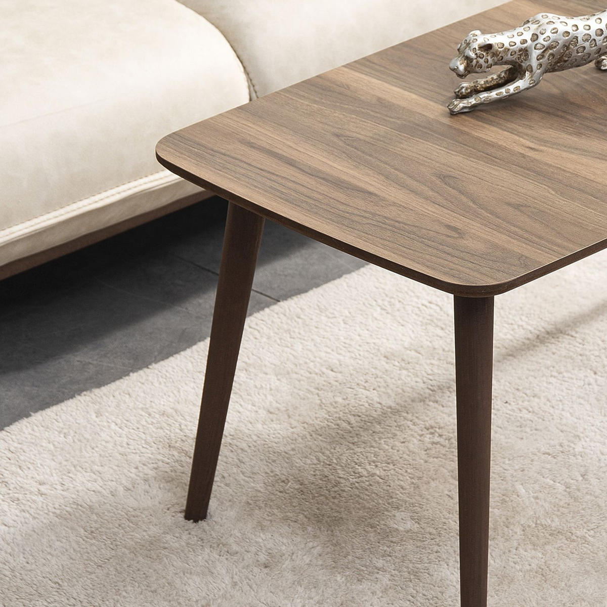 COUCHTISCH luci Braun - Braun, Holz (100/53/45cm) - Habitat Garten