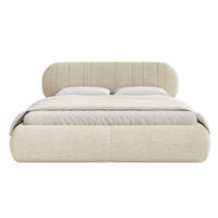 POLSTERBETT Asmelio Beige 180x200 cm - Beige, Holz/Textil (180/200cm) - Selsey