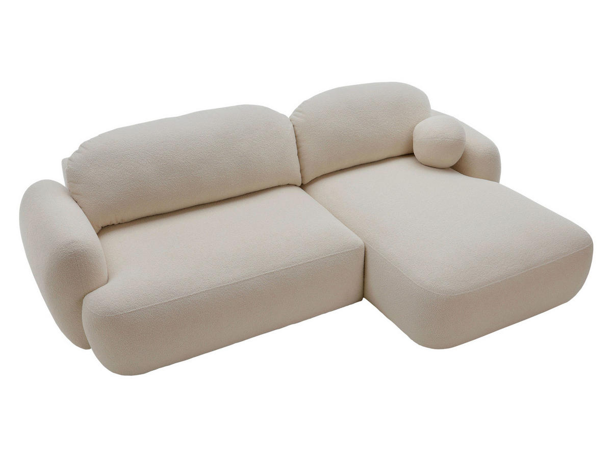 ECKSOFA Mayo, Seite: Rechts - Beige/Schwarz, Holz/Kunststoff (275/175cm) - MIRJAN24