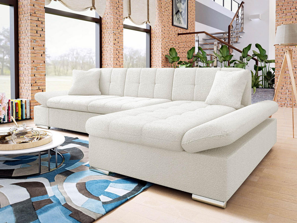 ECKSOFA Malwi, Seite: Rechts - Kaschmir, Holz/Textil (278/161cm) - MIRJAN24