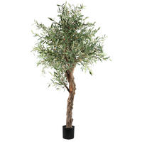 KUNSTPFLANZE Tree Grün 120/120/210cm - Grün, Kunststoff/Stein (210cm) - PTMD Collection