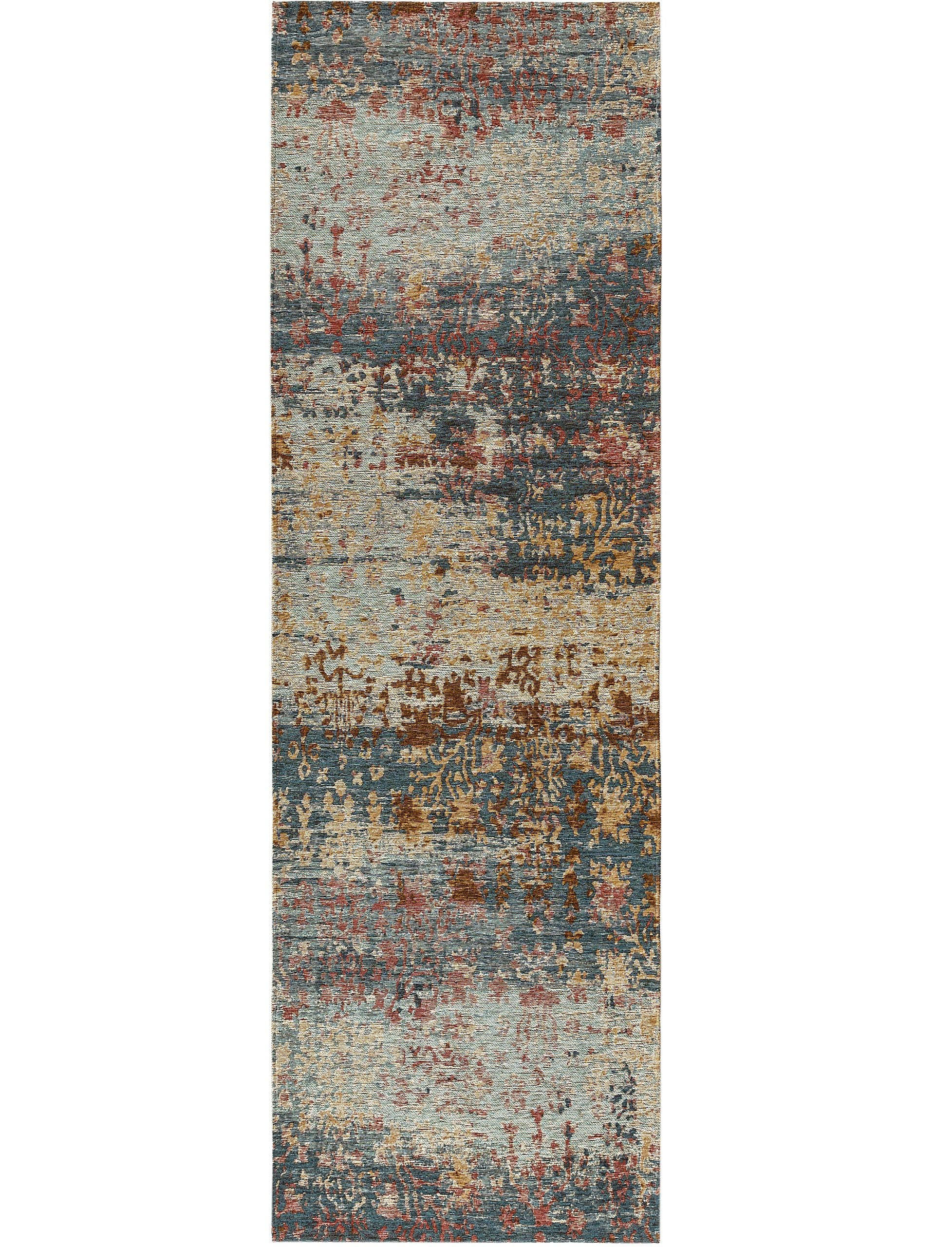 LÄUFER Frencie Blau 80x250 cm - Blau, Textil (80/250cm) - benuta Nest