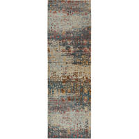 LÄUFER Frencie Blau 80x250 cm - Blau, Textil (80/250cm) - benuta Nest