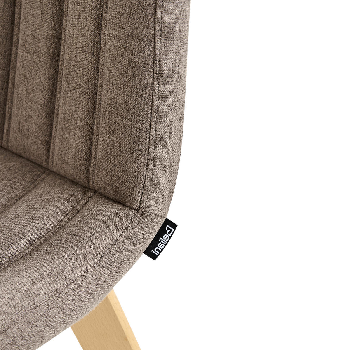 JÍDELNÍ ŽIDLE 2 ks sada Látka Hnědá Calgary - hnědá, textil (48/86/56cm) - Beliani