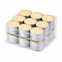 TEELICHT mit Duft - Vanille - 36er Pack - Creme, Naturmaterialien (4/1.5/4cm) - HS Candle