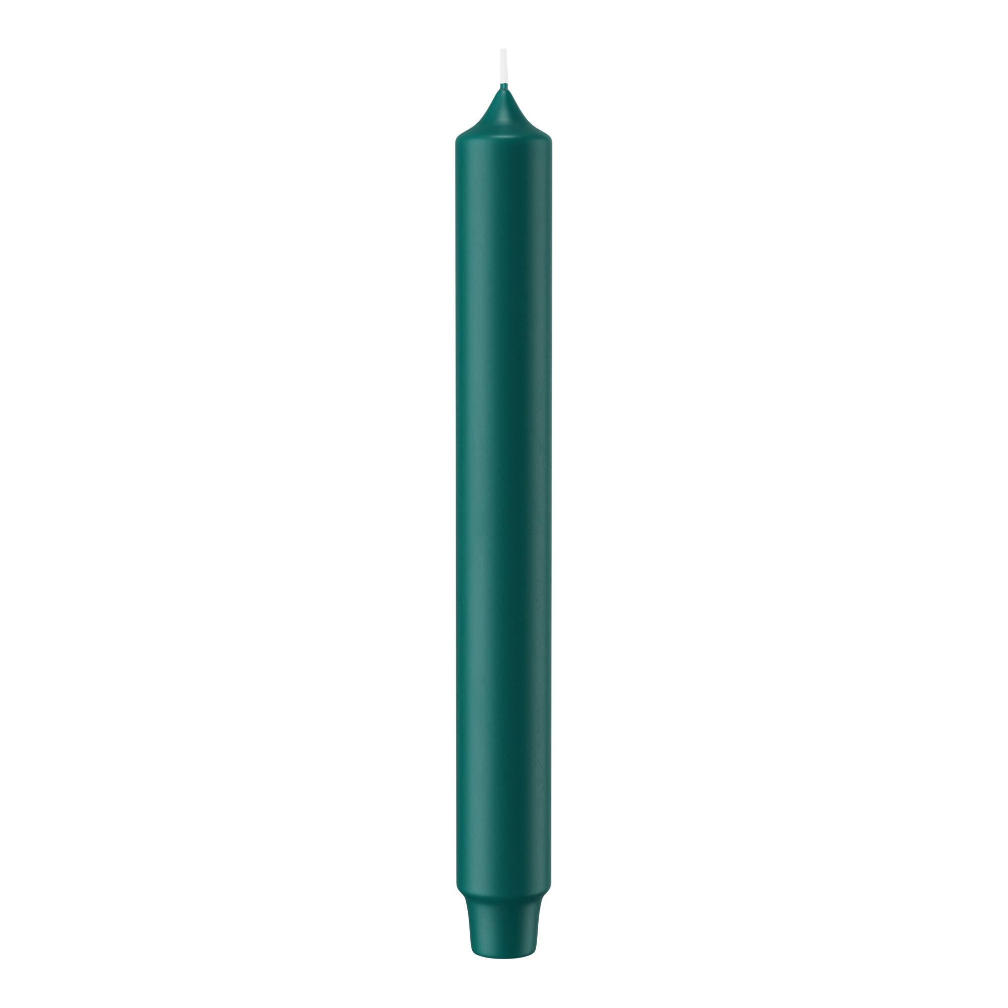PUNCHKERZEN Seegrün 249 x Ø 28 mm, 8 Stück - Mooreichefarben, Paraffin (2.8/24.9/24.9cm) - Wiedemann Kerzen