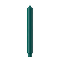 PUNCHKERZEN Seegrün 249 x Ø 28 mm, 8 Stück - Mooreichefarben, Paraffin (2.8/24.9/24.9cm) - Wiedemann Kerzen