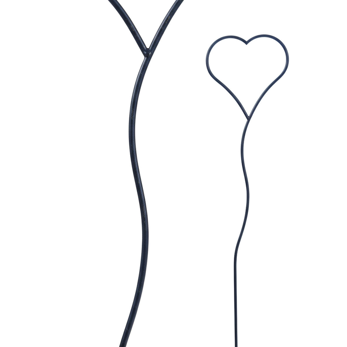 2XRANKHILFE - Schwarz, Metall (22/116/1cm) - Relaxdays