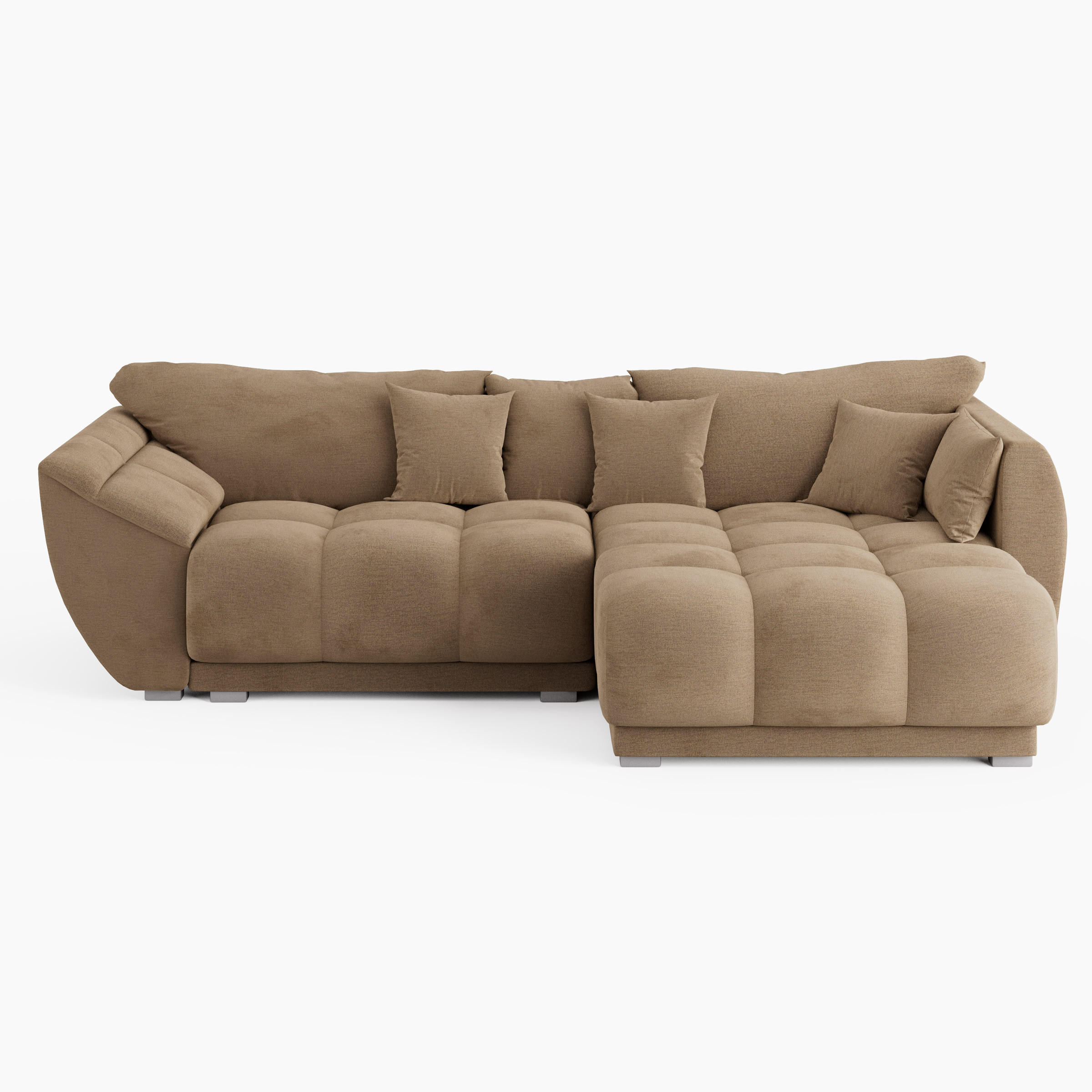 Barchello Ecksofa Beige 285x180 cm